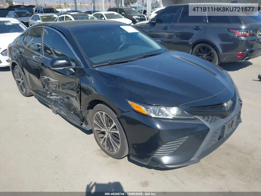 TOYOTA CAMRY 2019, VIN 4T1B11HK8KU721577