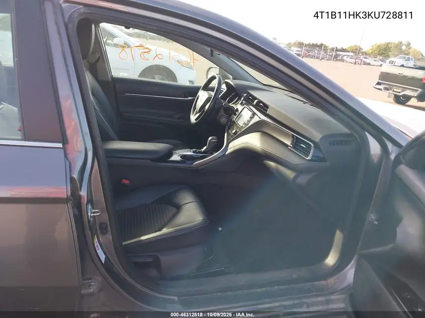 2019 TOYOTA CAMRY VIN 4T1B11HK3KU728811 — фото 5
