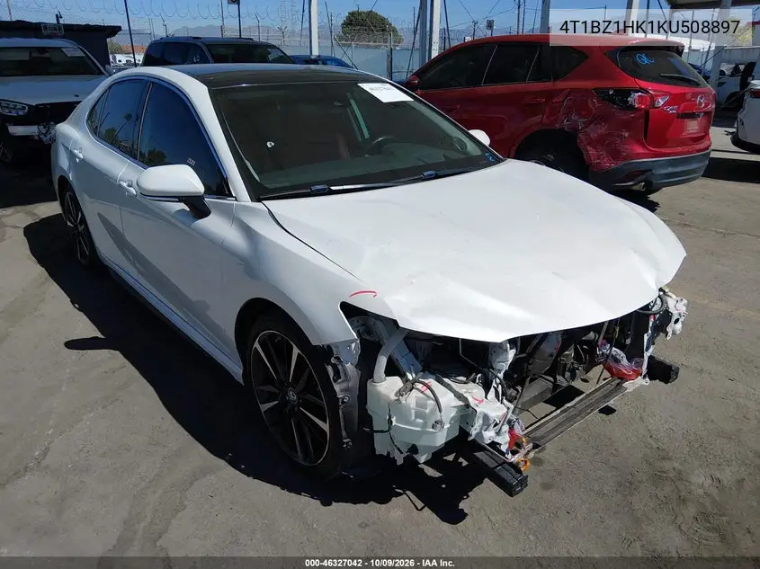 TOYOTA CAMRY 2019, VIN 4T1BZ1HK1KU508897