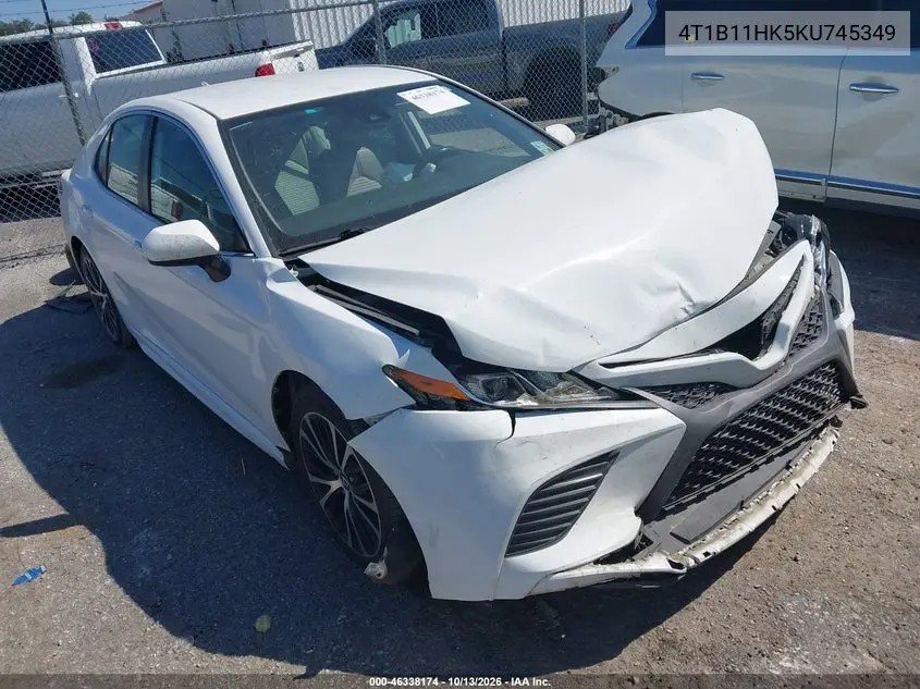 TOYOTA CAMRY 2019, VIN 4T1B11HK5KU745349