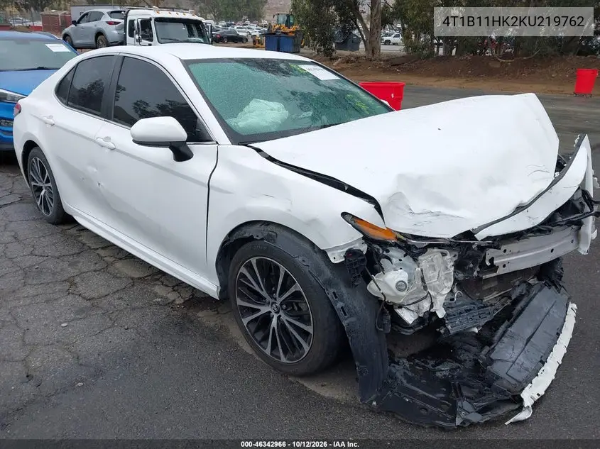 TOYOTA CAMRY 2019, VIN 4T1B11HK2KU219762