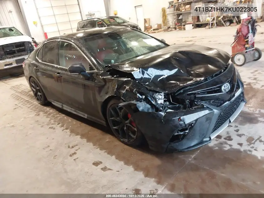 TOYOTA CAMRY 2019, VIN 4T1BZ1HK7KU022305
