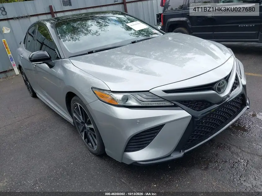 TOYOTA CAMRY 2019, VIN 4T1BZ1HK3KU027680