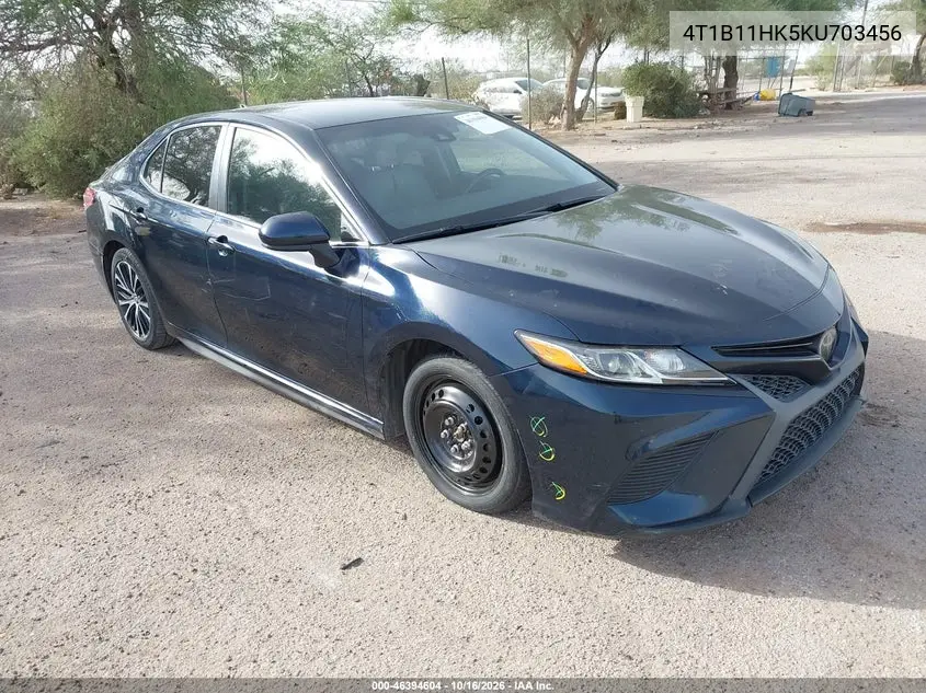 TOYOTA CAMRY 2019, VIN 4T1B11HK5KU703456