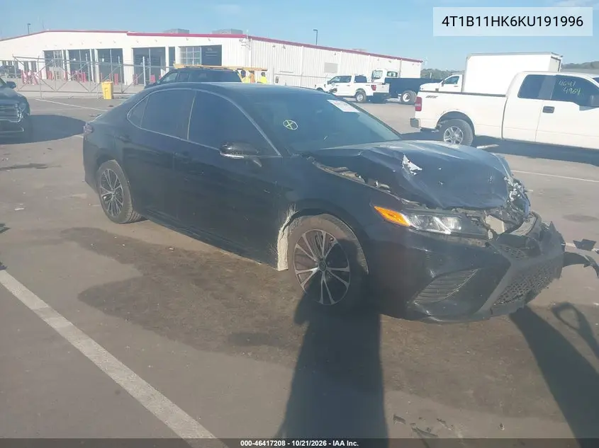 TOYOTA CAMRY 2019, VIN 4T1B11HK6KU191996