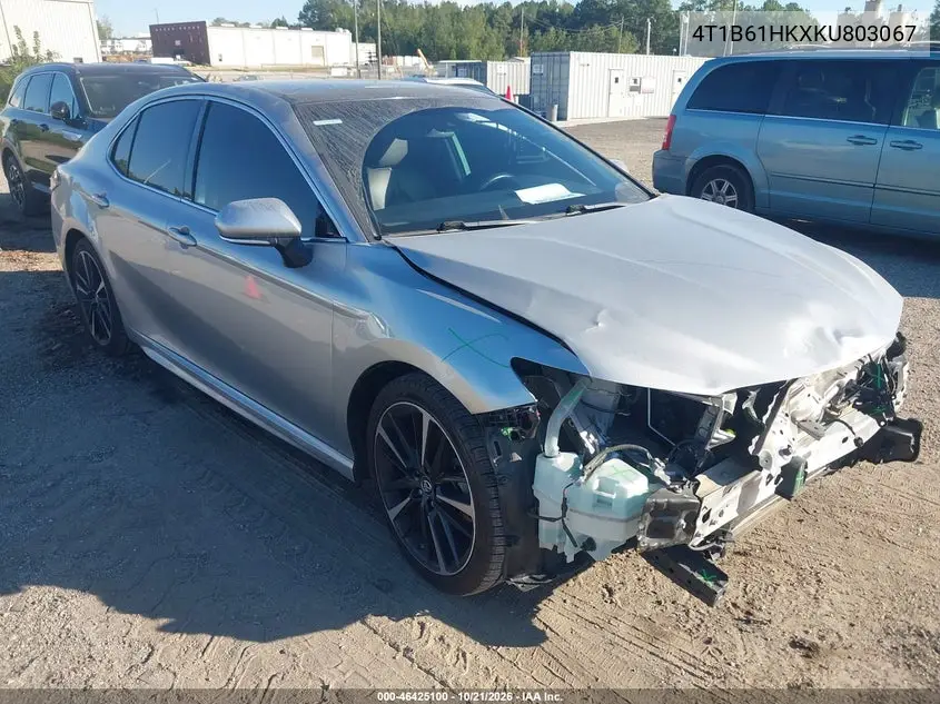 TOYOTA CAMRY 2019, VIN 4T1B61HKXKU803067