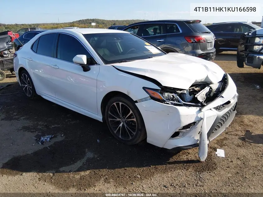 TOYOTA CAMRY 2019, VIN 4T1B11HK1KU166598