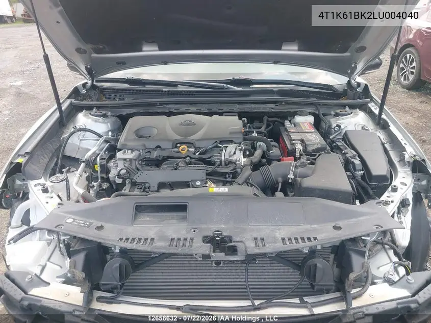 2020 TOYOTA CAMRY VIN 4T1K61BK2LU004040 — фото 10