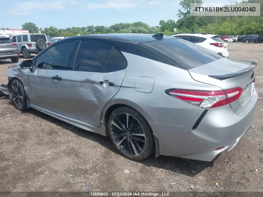 2020 TOYOTA CAMRY VIN 4T1K61BK2LU004040 — фото 15