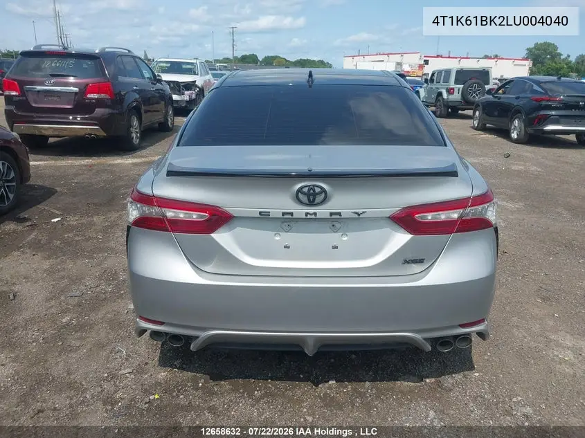 2020 TOYOTA CAMRY VIN 4T1K61BK2LU004040 — фото 17
