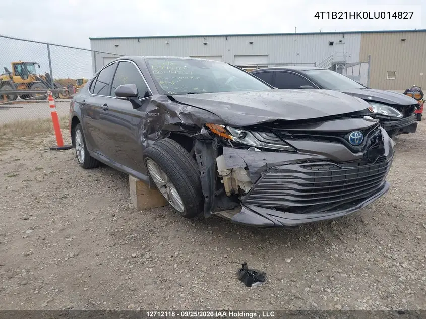 TOYOTA CAMRY 2020, VIN 4T1B21HK0LU014827