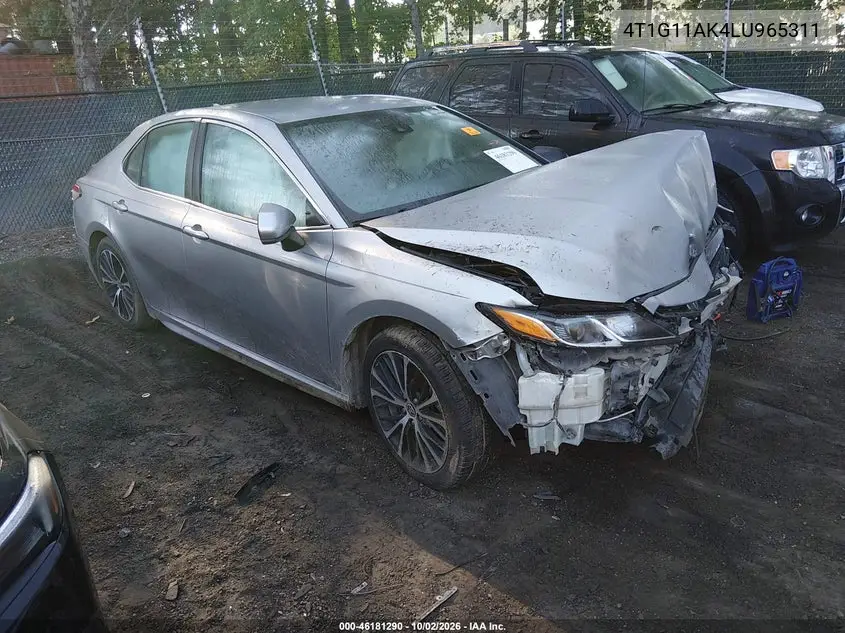 TOYOTA CAMRY 2020, VIN 4T1G11AK4LU965311