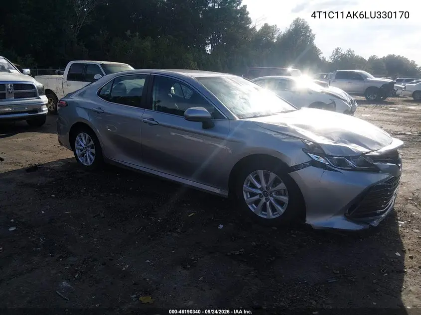TOYOTA CAMRY 2020, VIN 4T1C11AK6LU330170