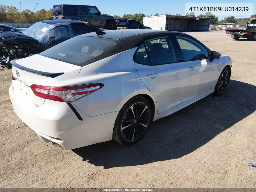 2020 TOYOTA CAMRY VIN 4T1K61BK9LU014239 — фото 4