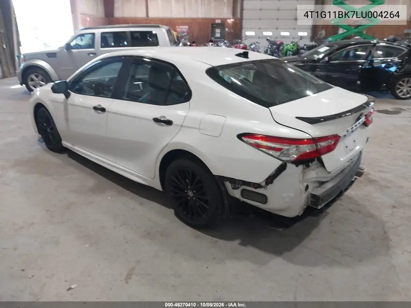 2020 TOYOTA CAMRY VIN 4T1G11BK7LU004264 — фото 3
