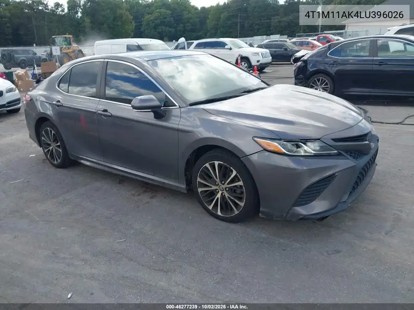 TOYOTA CAMRY 2020, VIN 4T1M11AK4LU396026