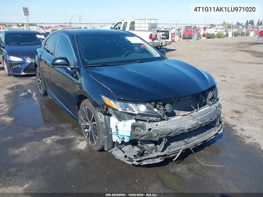 TOYOTA CAMRY 2020, VIN 4T1G11AK1LU971020