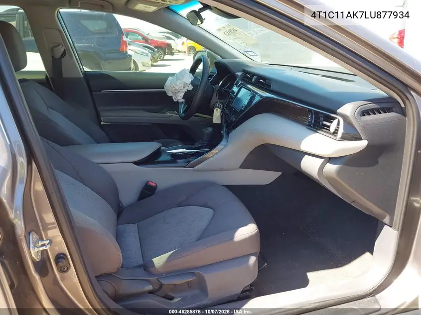 2020 TOYOTA CAMRY VIN 4T1C11AK7LU877934 — фото 5