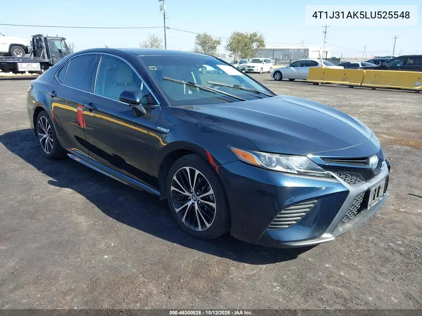 TOYOTA CAMRY 2020, VIN 4T1J31AK5LU525548