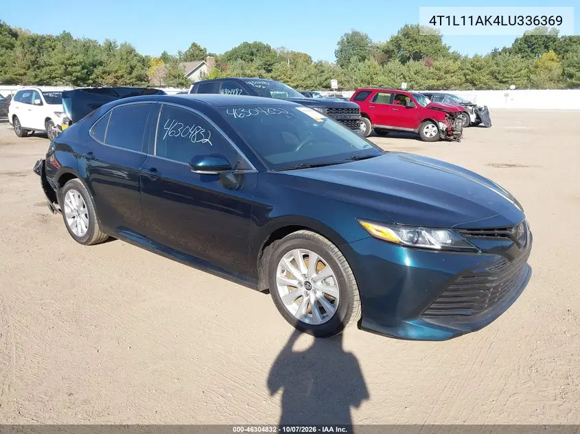 TOYOTA CAMRY 2020, VIN 4T1L11AK4LU336369