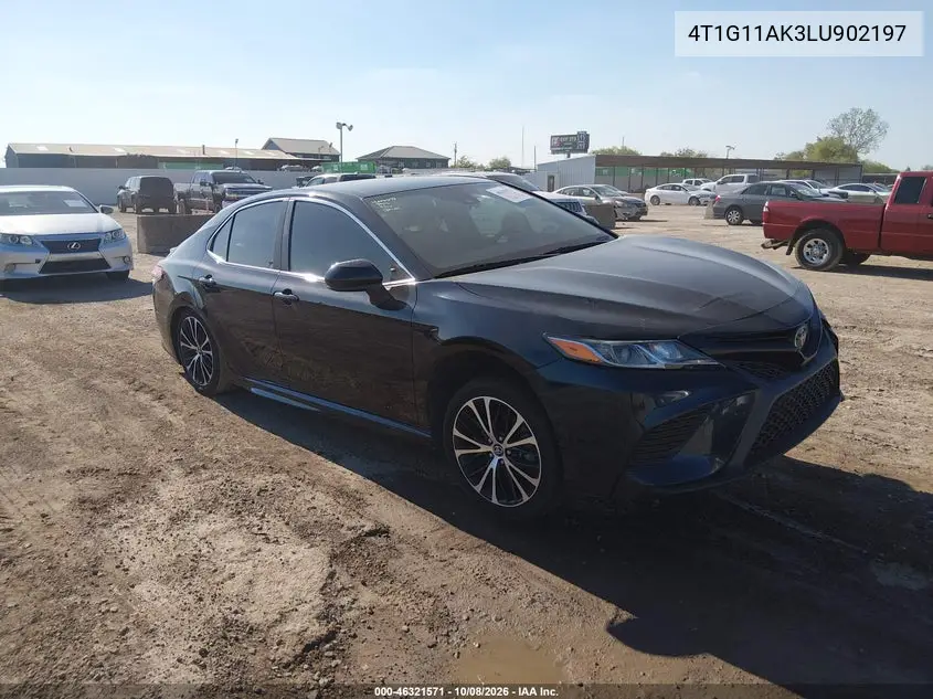 TOYOTA CAMRY 2020, VIN 4T1G11AK3LU902197