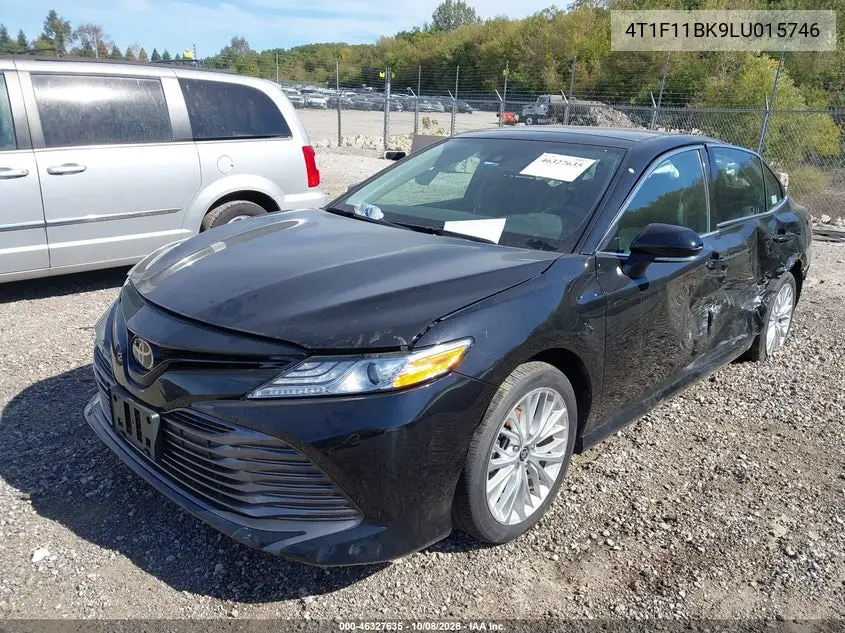 2020 TOYOTA CAMRY VIN 4T1F11BK9LU015746 — фото 2
