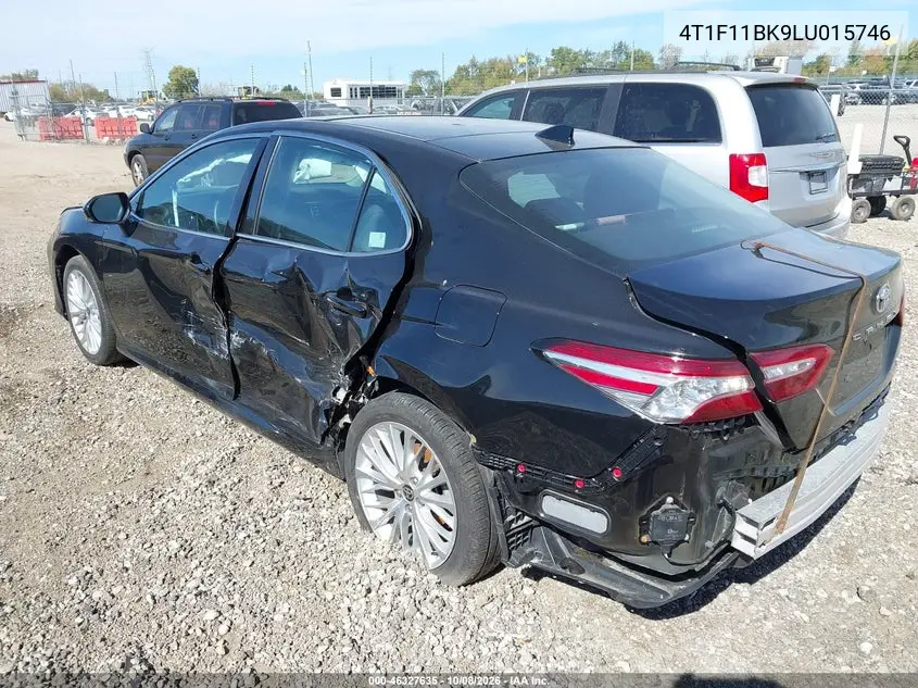 2020 TOYOTA CAMRY VIN 4T1F11BK9LU015746 — фото 3