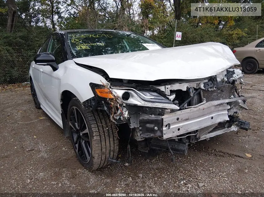 TOYOTA CAMRY 2020, VIN 4T1K61AKXLU313059