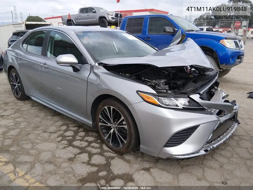 TOYOTA CAMRY 2020, VIN 4T1M11AK0LU919848