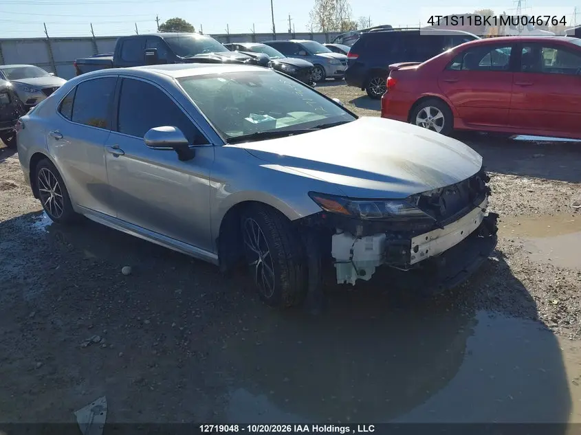 TOYOTA CAMRY 2021, VIN 4T1S11BK1MU046764