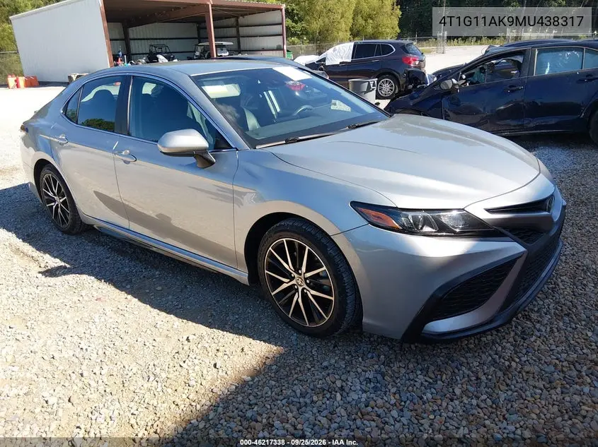 TOYOTA CAMRY 2021, VIN 4T1G11AK9MU438317