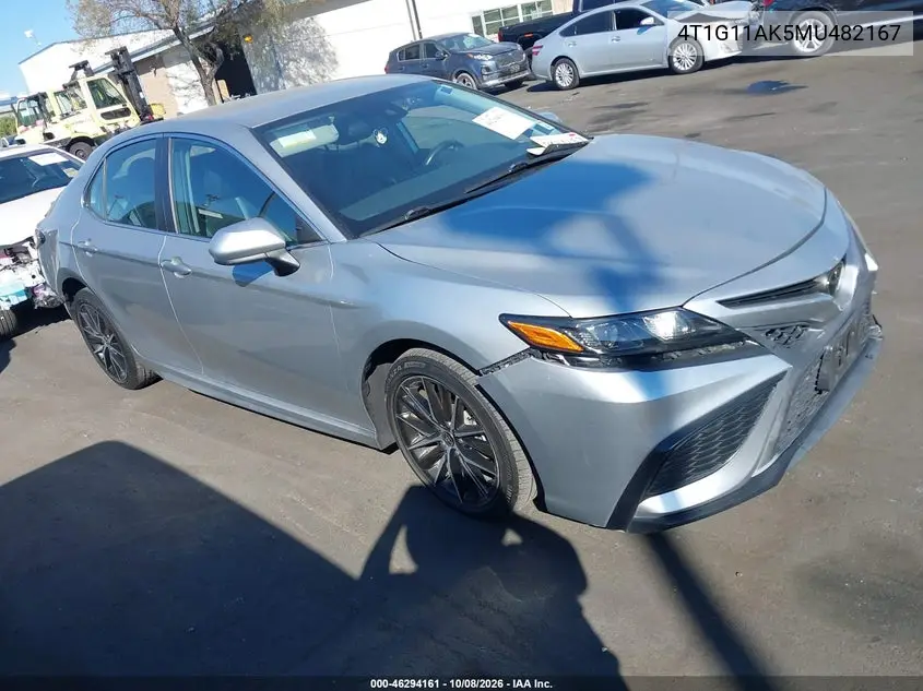 TOYOTA CAMRY 2021, VIN 4T1G11AK5MU482167