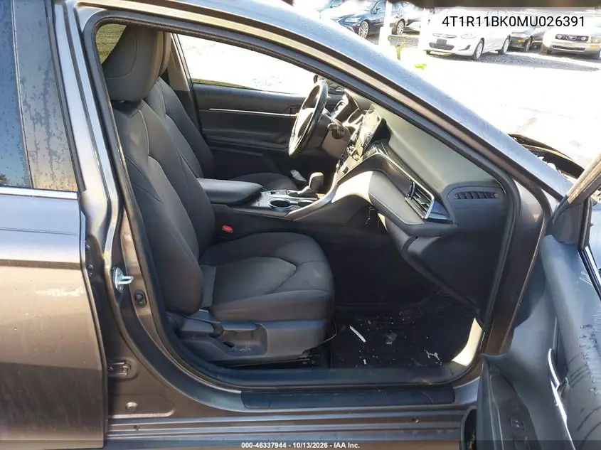 2021 TOYOTA CAMRY VIN 4T1R11BK0MU026391 — фото 5