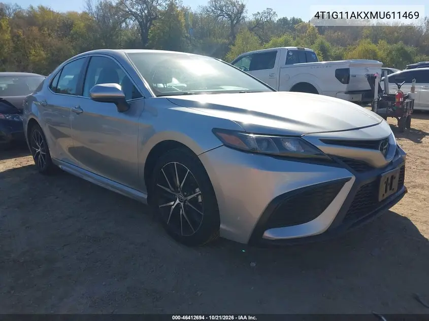 TOYOTA CAMRY 2021, VIN 4T1G11AKXMU611469