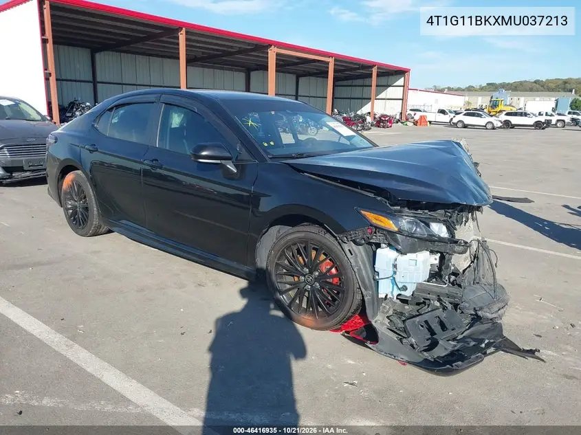 TOYOTA CAMRY 2021, VIN 4T1G11BKXMU037213