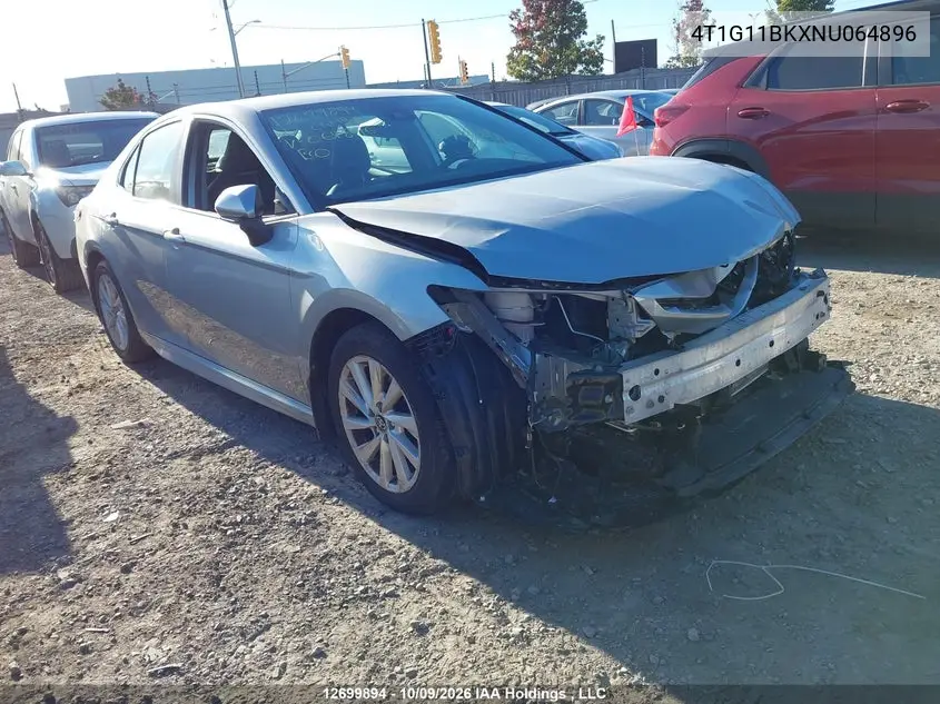 TOYOTA CAMRY 2022, VIN 4T1G11BKXNU064896