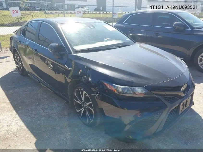 TOYOTA CAMRY 2022, VIN 4T1G11AK9NU693521
