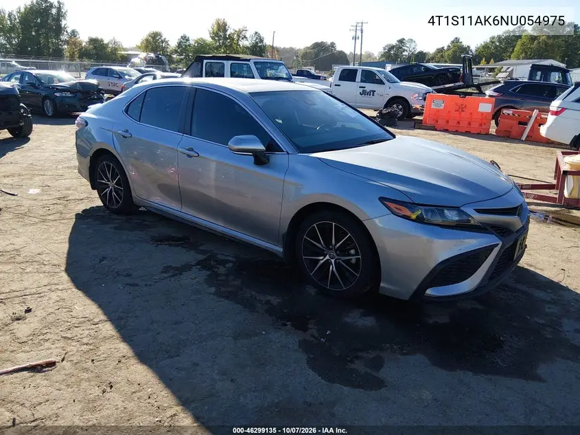 TOYOTA CAMRY 2022, VIN 4T1S11AK6NU054975