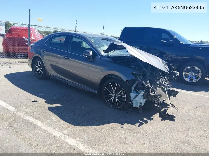 TOYOTA CAMRY 2022, VIN 4T1G11AK5NU623305