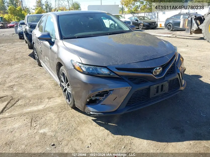 TOYOTA CAMRY 2023, VIN 4T1S11AK4PU780238
