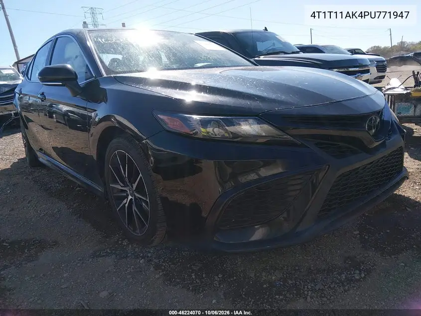 TOYOTA CAMRY 2023, VIN 4T1T11AK4PU771947