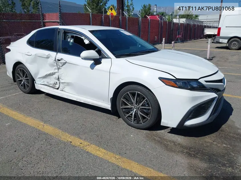 TOYOTA CAMRY 2023, VIN 4T1T11AK7PU801068