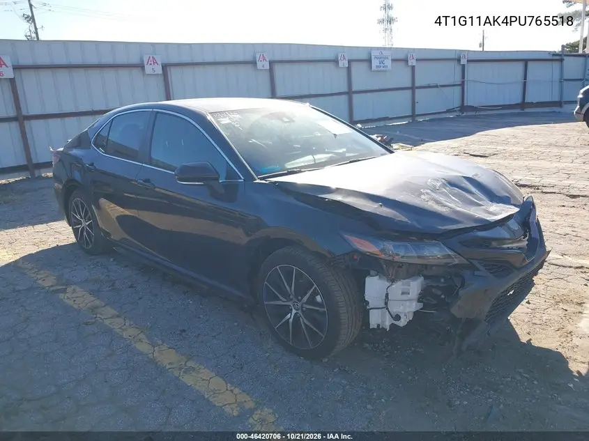 TOYOTA CAMRY 2023, VIN 4T1G11AK4PU765518