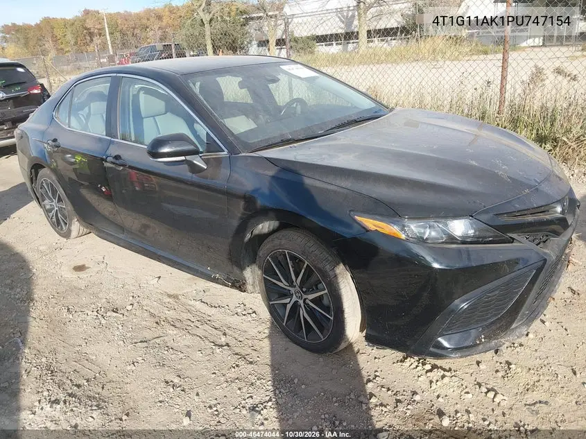 TOYOTA CAMRY 2023, VIN 4T1G11AK1PU747154