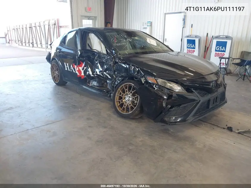 TOYOTA CAMRY 2023, VIN 4T1G11AK6PU111197
