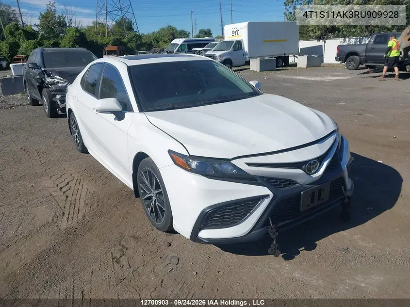 TOYOTA CAMRY 2024, VIN 4T1S11AK3RU909928