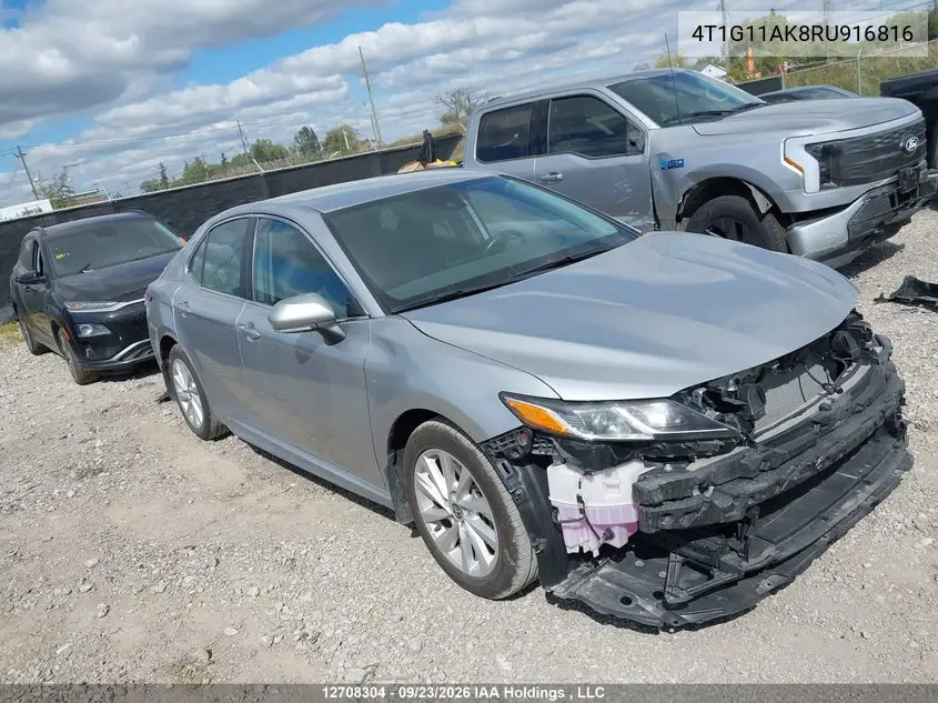 TOYOTA CAMRY 2024, VIN 4T1G11AK8RU916816