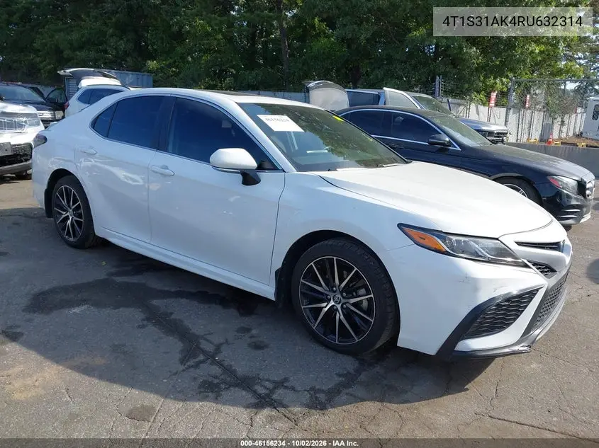 TOYOTA CAMRY 2024, VIN 4T1S31AK4RU632314