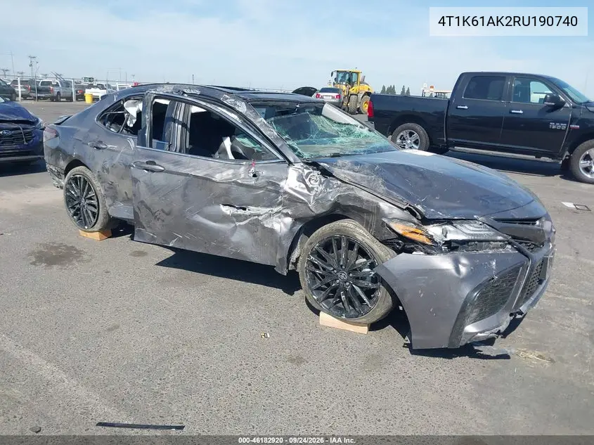 TOYOTA CAMRY 2024, VIN 4T1K61AK2RU190740