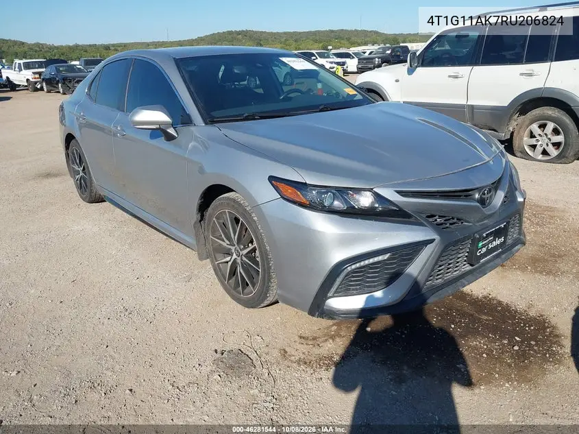 TOYOTA CAMRY 2024, VIN 4T1G11AK7RU206824